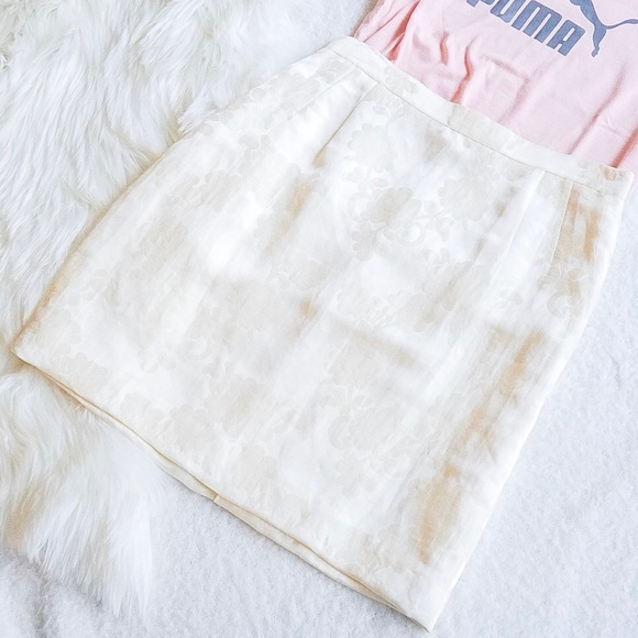 RARE Vintage Giorgio Armani Floral Skirt - Picture 2 of 4